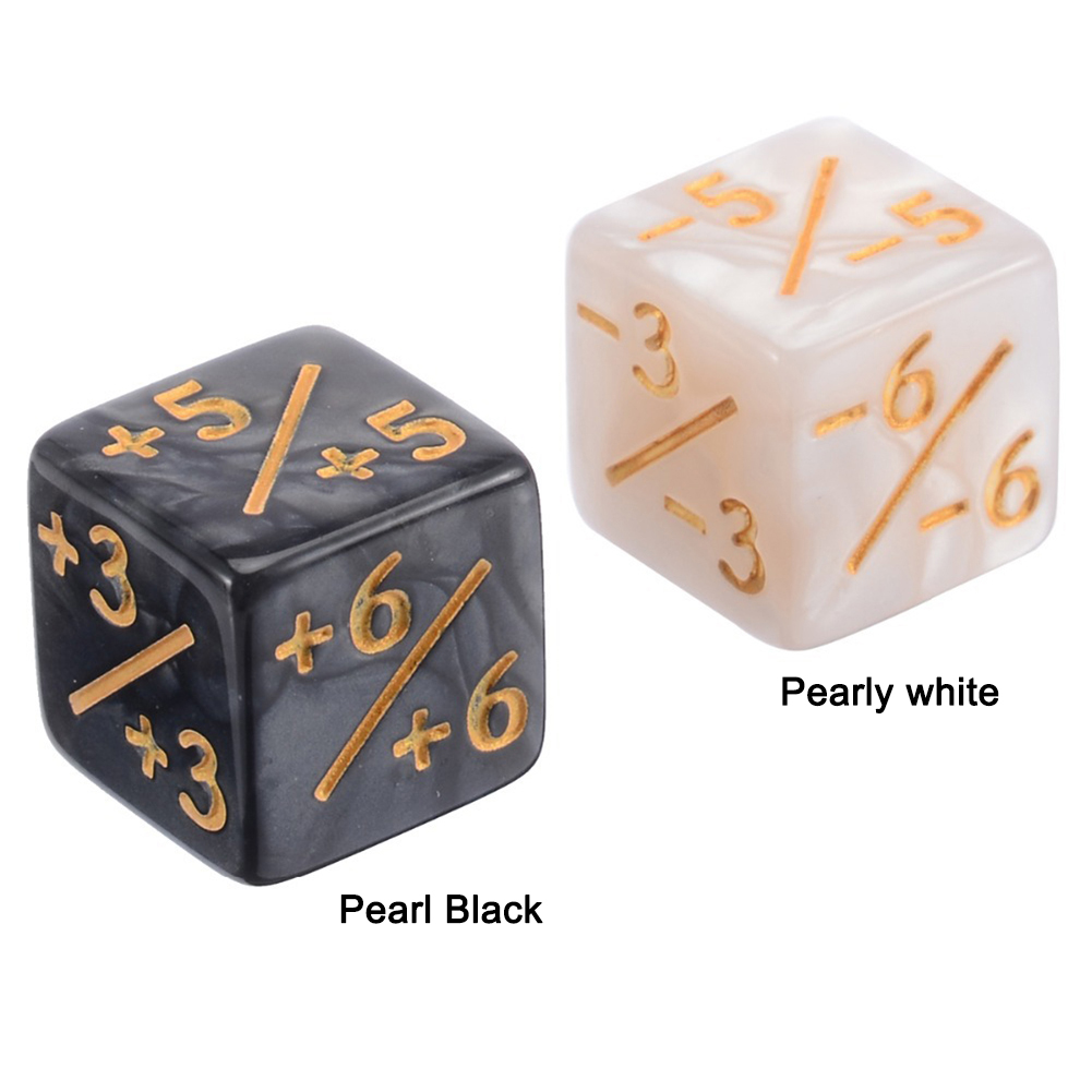 Game Token Counter - 10 adet 6 taraflı sayaçlar zar