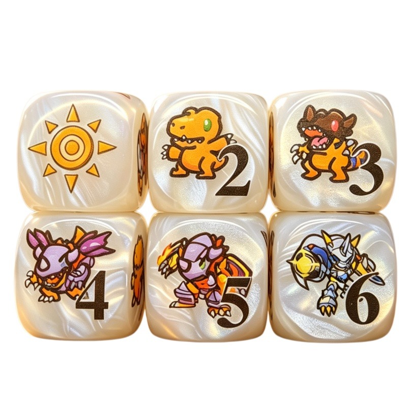 Game Token Counter - 2 adet/takım Digimon DTCG Omnimon Agumon