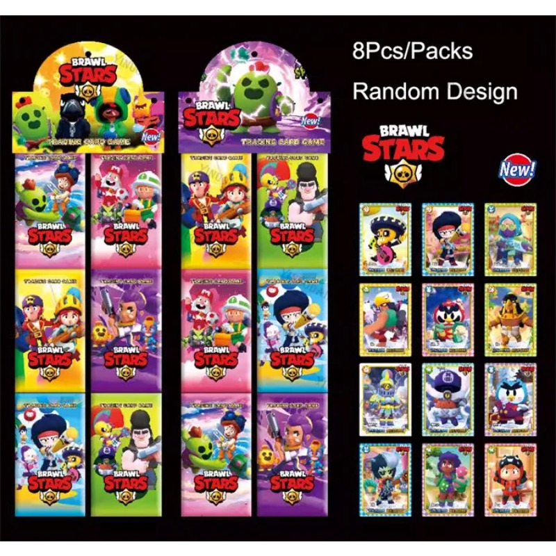 Board Game Ideas - Rastgele Koleksiyon Kartı Anime Brawl Stars