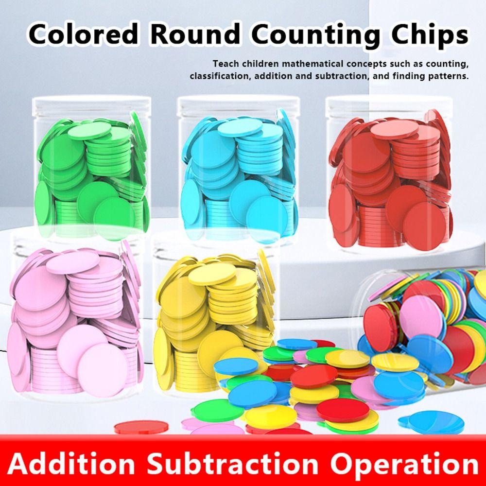 Board Game Operation - 100 adet Plastik Sayma Çipleri Toplama