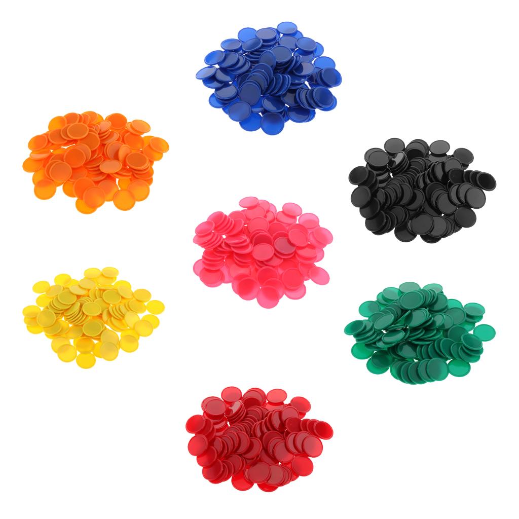 Game Token Counter - 100 Adet Plastik Öğrenme Sayaçları Diskler