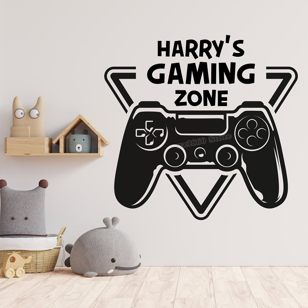 Board Game Room - Özel adı oyun bölge duvar çıkartması