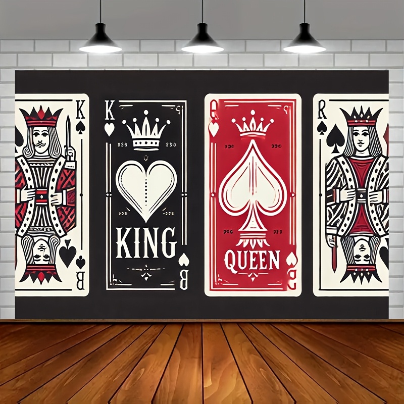 Board Game Vintage - Vintage oyun kartları goblen duvar asılı