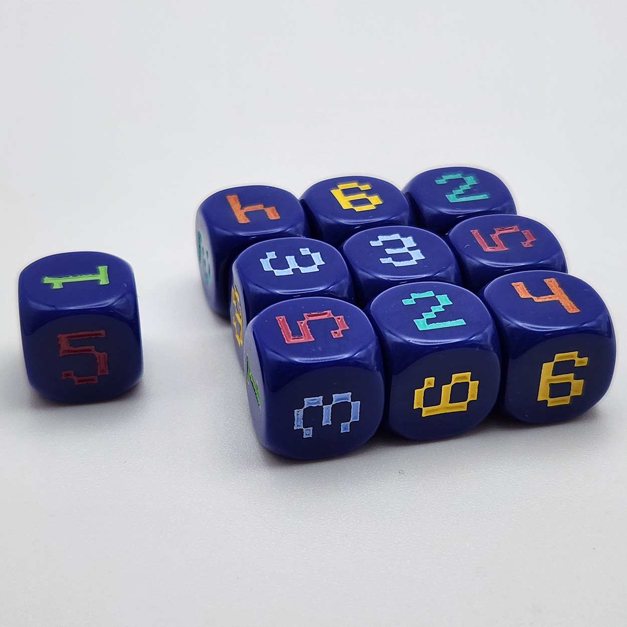 10 adet 14mm 6 Taraflı Dijital - Game Token Counter incelemesi ve fiyatı