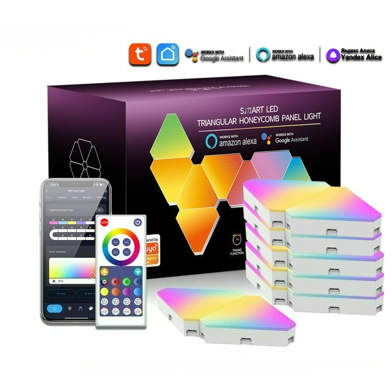 Tuya WiFi RGB Üçgen Kuantum Pa - Board Game Room incelemesi ve fiyatı