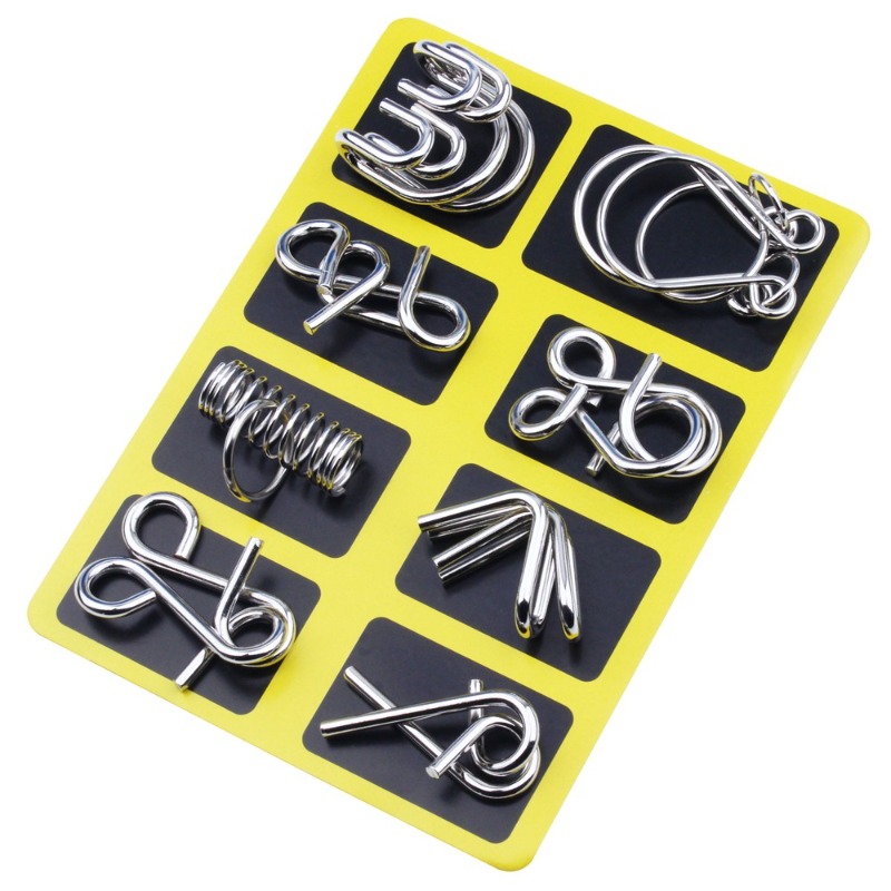 8 Parçalı Metal Bulmaca Seti K - Board Game Zone incelemesi ve fiyatı