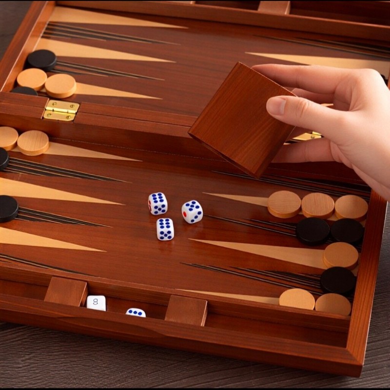 Masif Ahşap Tavla 11-19 İnç Lü - Board Game Operation incelemesi ve fiyatı