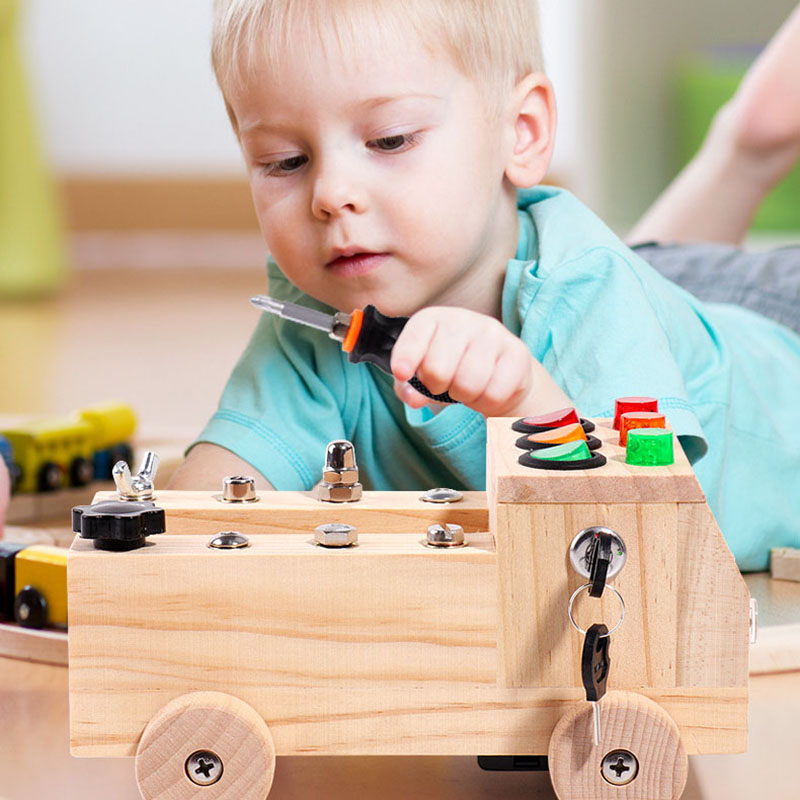 Ahşap Montessori Meşgul Kurulu - Board Game Organization incelemesi ve fiyatı