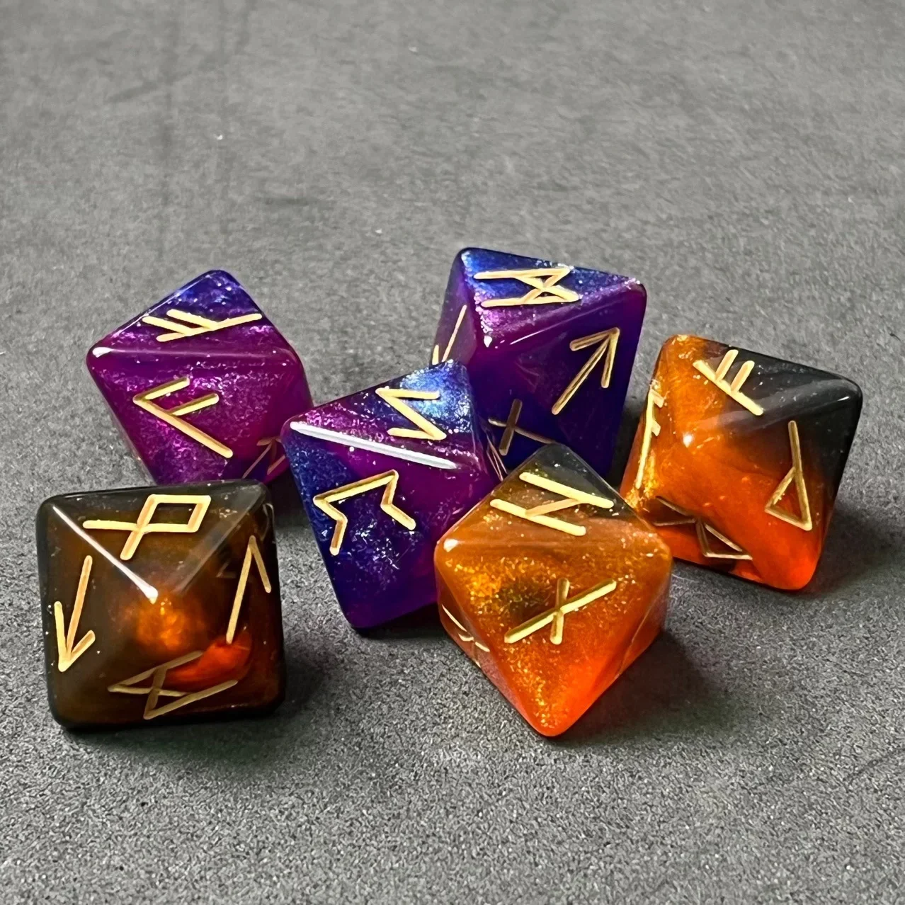 3 adet çeşitli çokyüzlü zar se - Game Token Counter incelemesi ve fiyatı