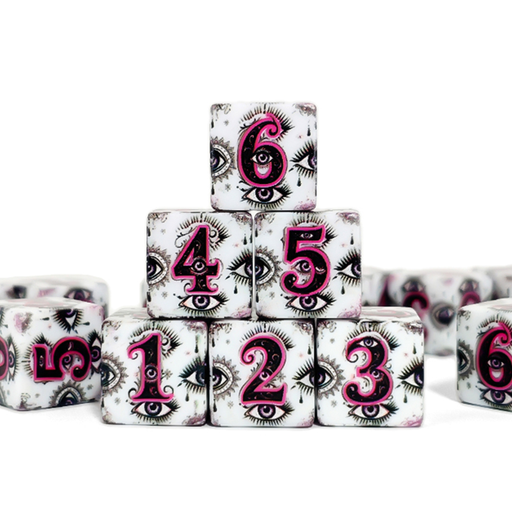 12 Adet 16MM D6 Akrilik Baskıl - Board Game Vintage incelemesi ve fiyatı