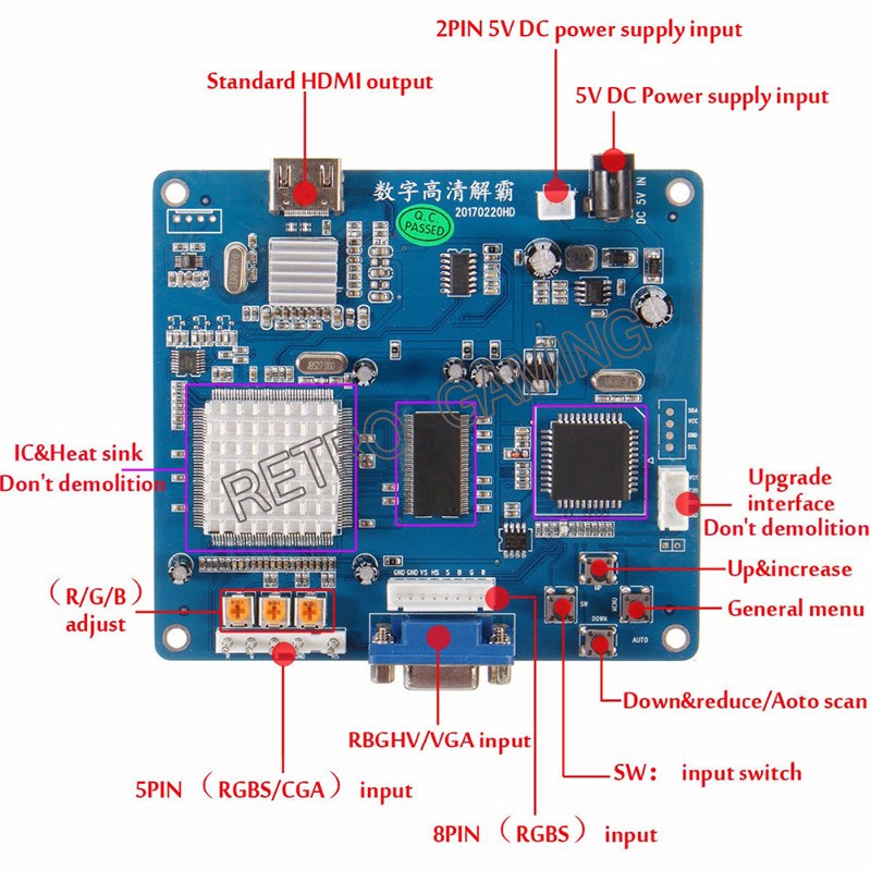 CGA TO HDMI Dönüştürücü RGBS / - Board Game Maker incelemesi ve fiyatı